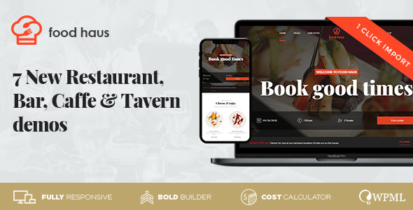 Food Haus - Restaurant WordPress Theme