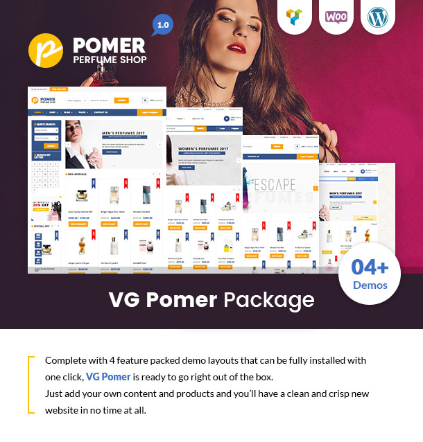VG Pomer - Perfume Store WooCommerce WordPress Theme - 1