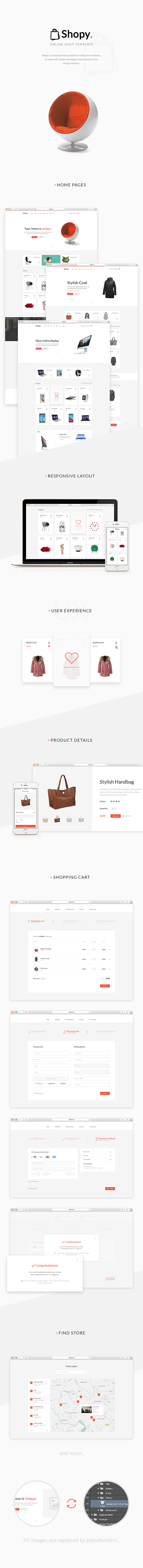 Shopy - Online Shop PSD Template - 6