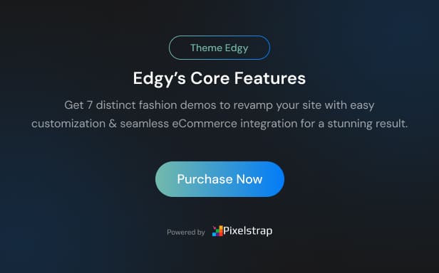 edgy Multipurpose Ecommerce HTML Theme