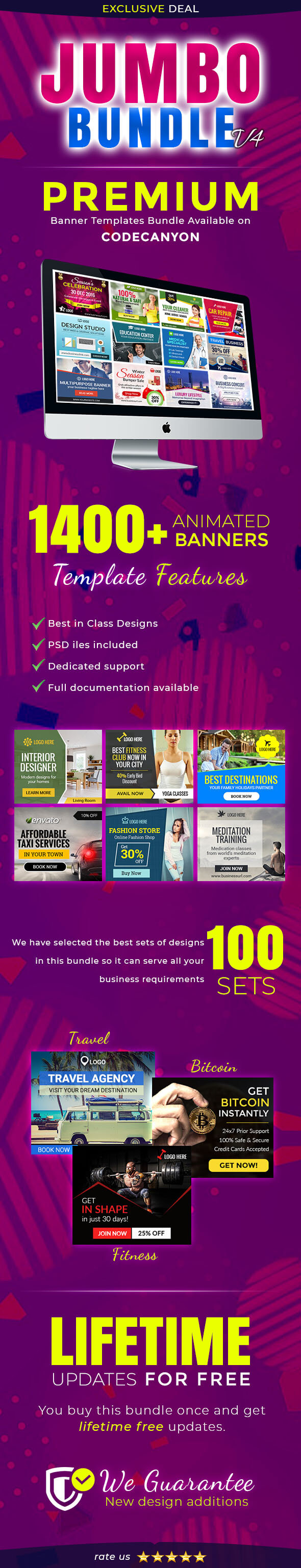 Jumbo Bundle V21 - 12100+ Animated HTML21 Ad Banners in Google Web For Animated Banner Templates