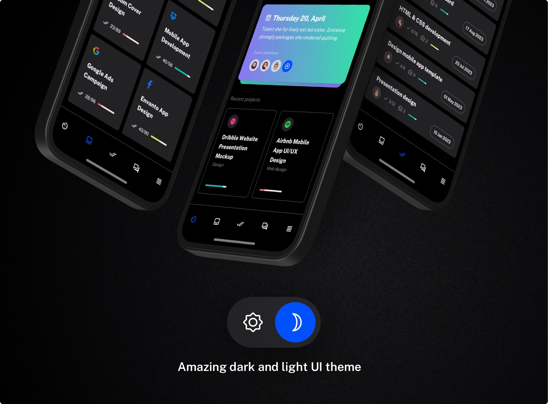 Tasksy -  UI kit for Productivity Mobile Apps - 4