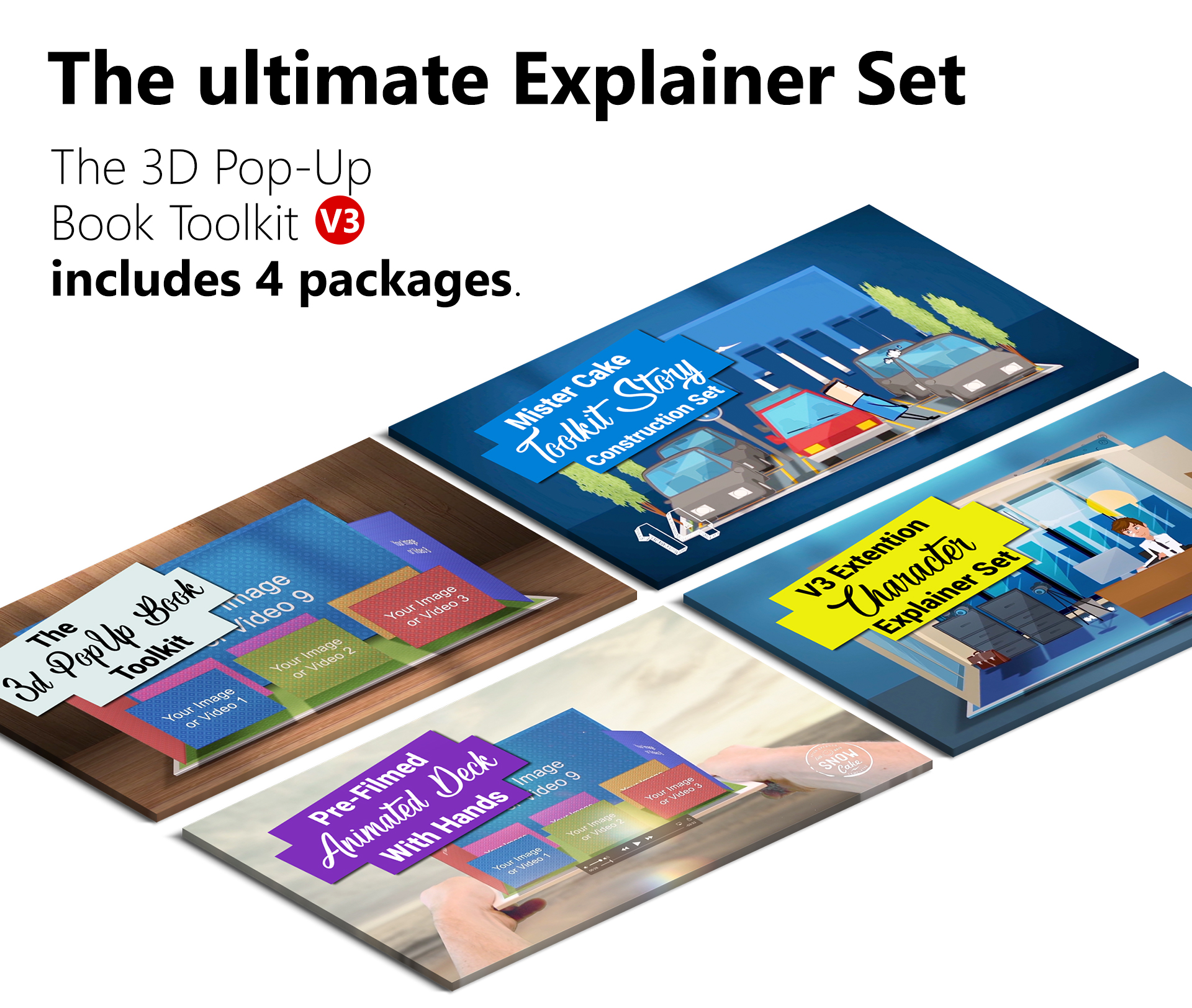 3D Pop-Up Book Explainer Toolkit & Story Pack - 1