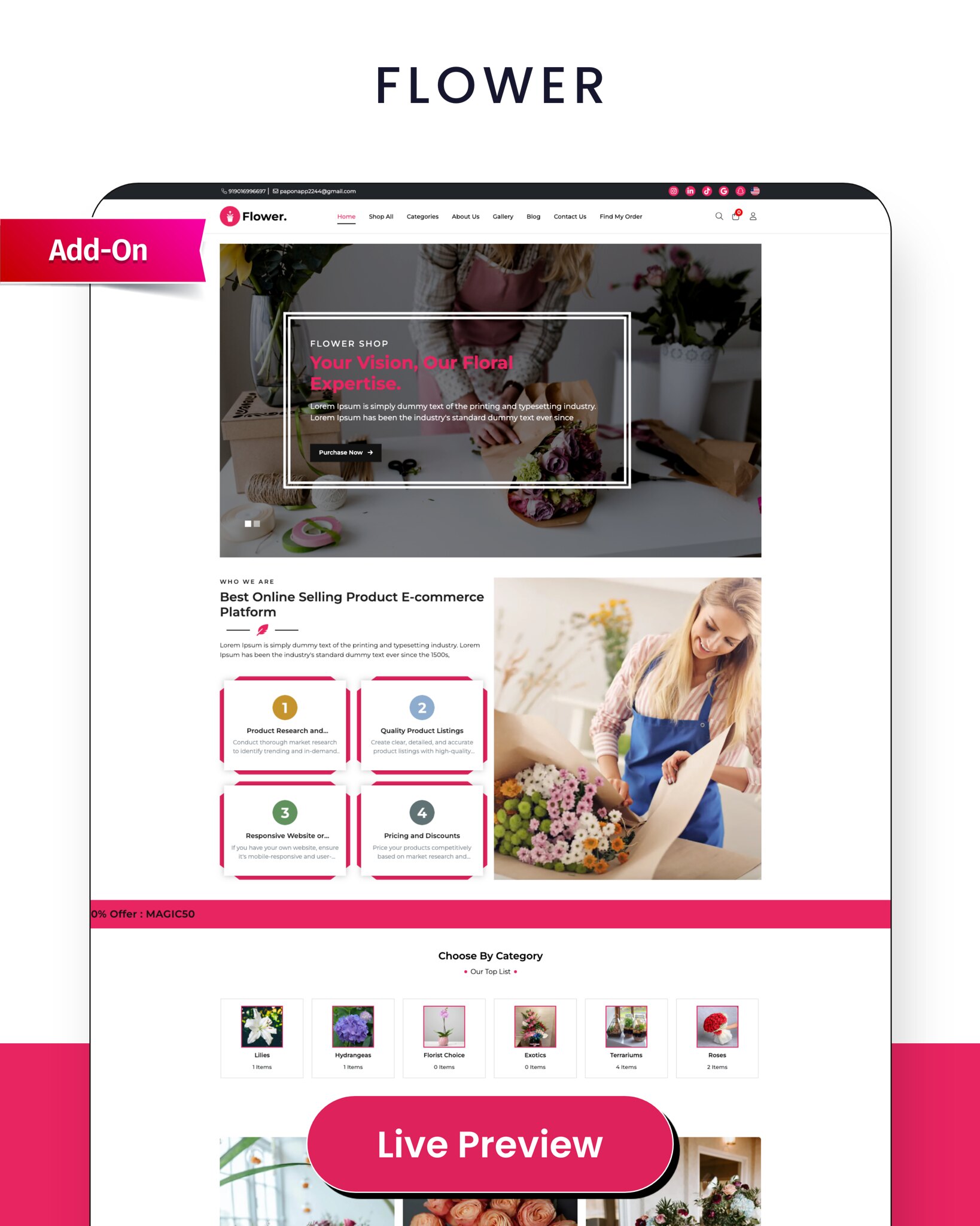 FashionHub SaaS - Multi Vendor SaaS eCommerce Business Website Builder SaaS