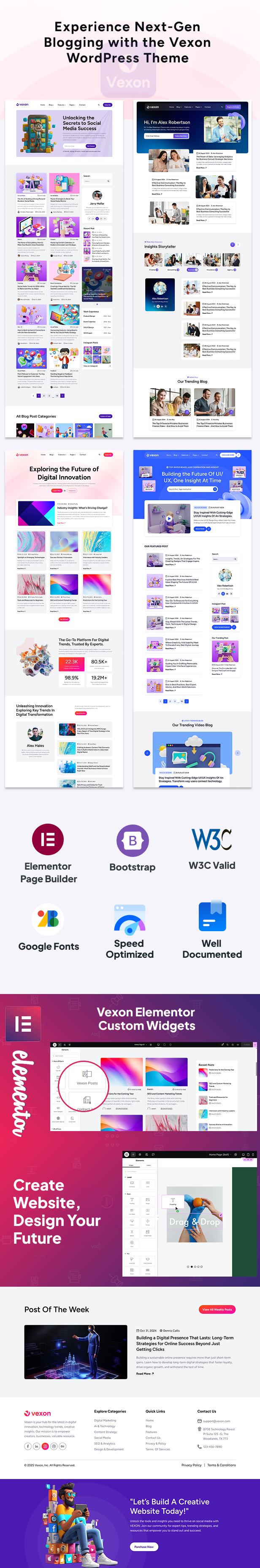 Vexon - Blog Magazine WordPress Theme