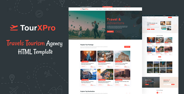 Tourism Website Template
