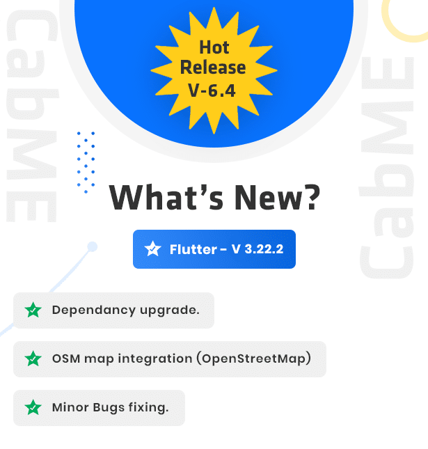 CabME - Flutter Complete Taxi app | Taxi Booking Solution - 2