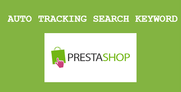 Auto tracking search keyword Prestashop Module