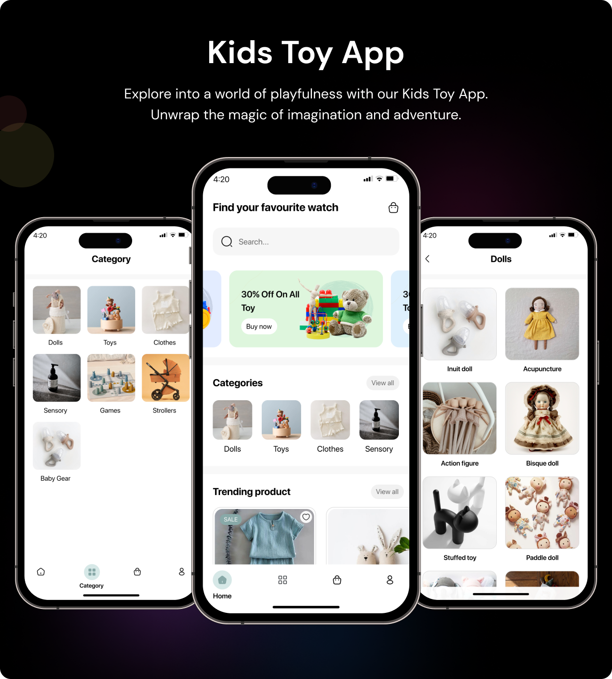 Kids Toys Shop App - E-commerce Store app in Flutter 3.x (Android, iOS) with WooCommerce Full App - 7