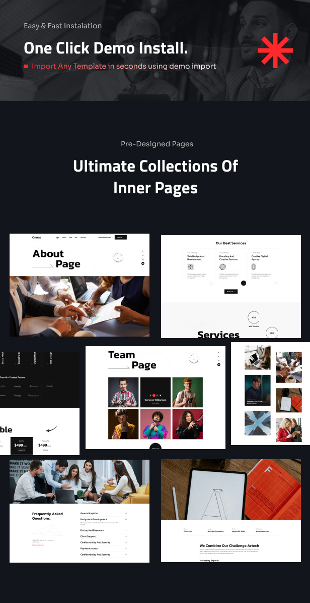 Onnat – Digital Agency & Creative WordPress Theme