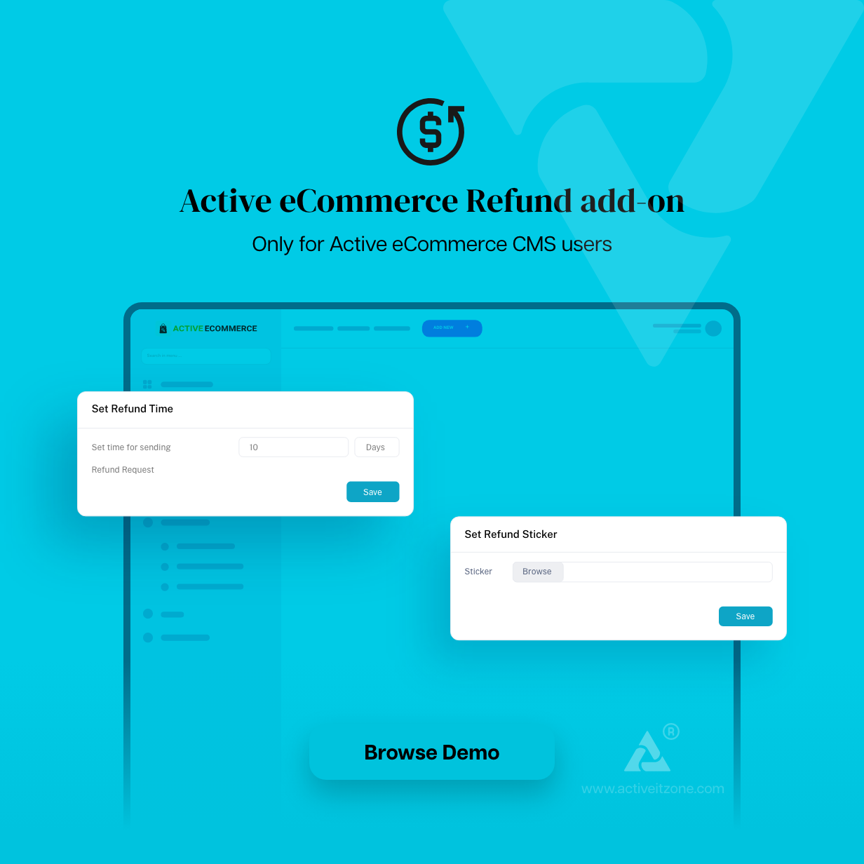 Active eCommerce Refund add-on - 1
