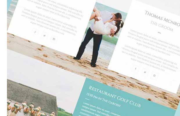 Wedding - PSD Template - 3