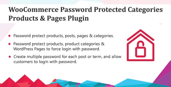 WooCommerce Password Protected Categories, Products & Pages Plugin