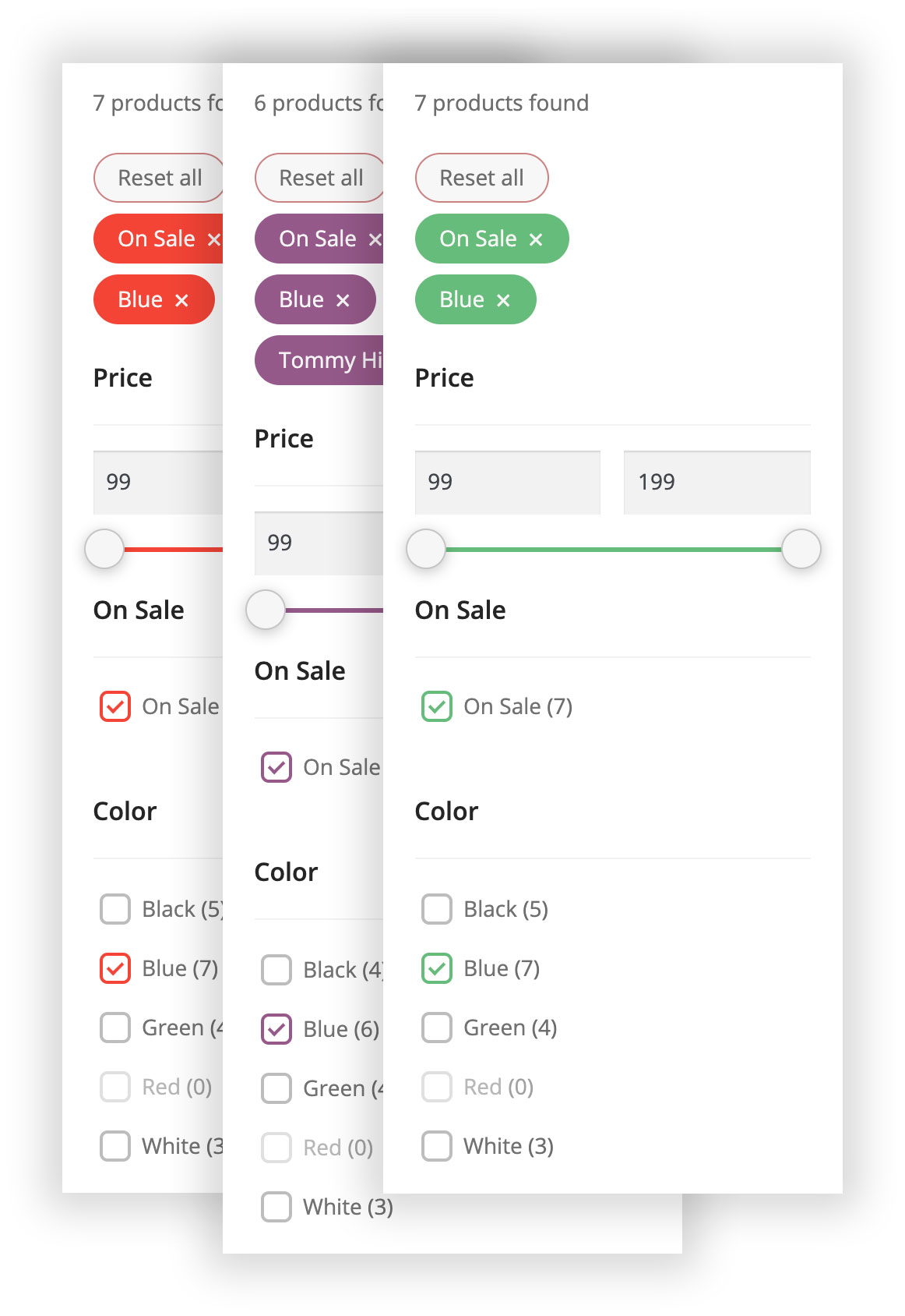 Filter Everything - WooCommerce Product Filter skins