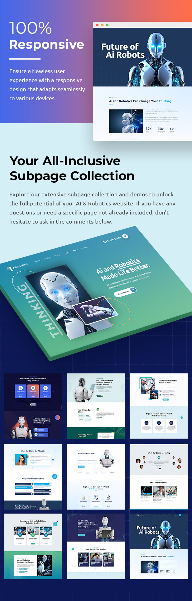 Artelligence | AI & Robotics WordPress Theme - 4