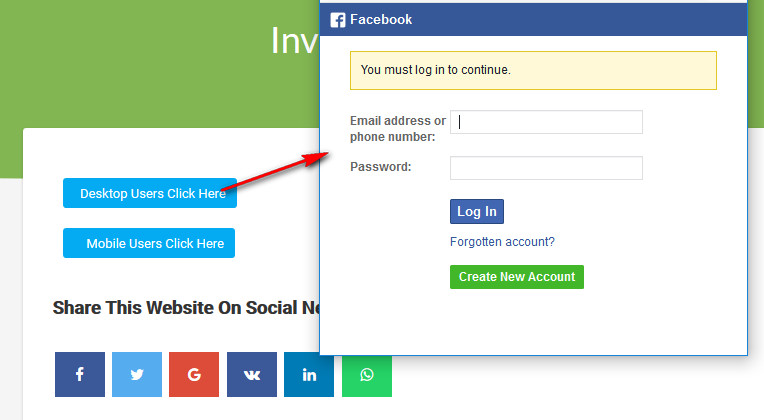 Facebook Invite For Playtube - 2
