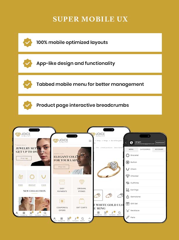 Joice Jewelry Store - Jewelry & Watches WordPress Theme