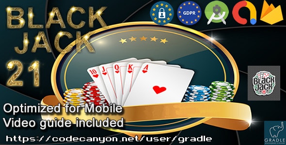 BLACKJACK 21 (Admob + GDPR + Android Studio) - CodeCanyon Item for Sale