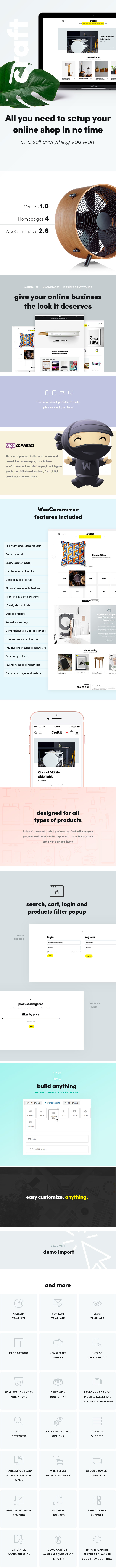 Craftit WooCommerce Shopping Theme