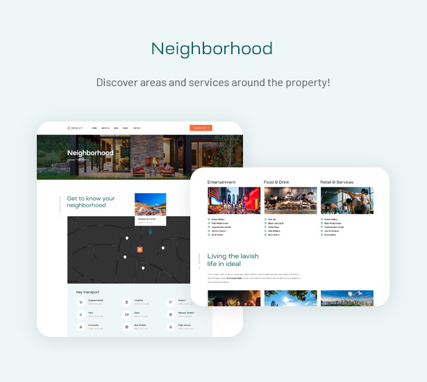 Spacey - Single Property WordPress Theme