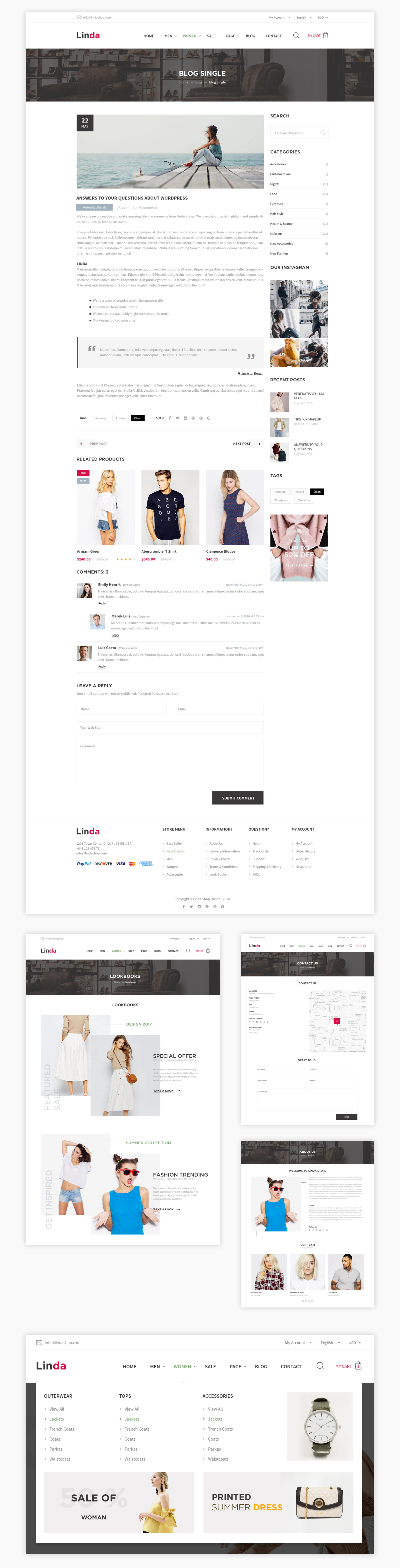 Linda - Mutilpurpose eCommerce HTML Template - 3
