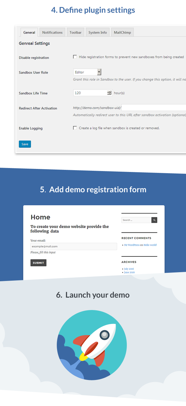 Demo Builder for any WordPress Product - 3