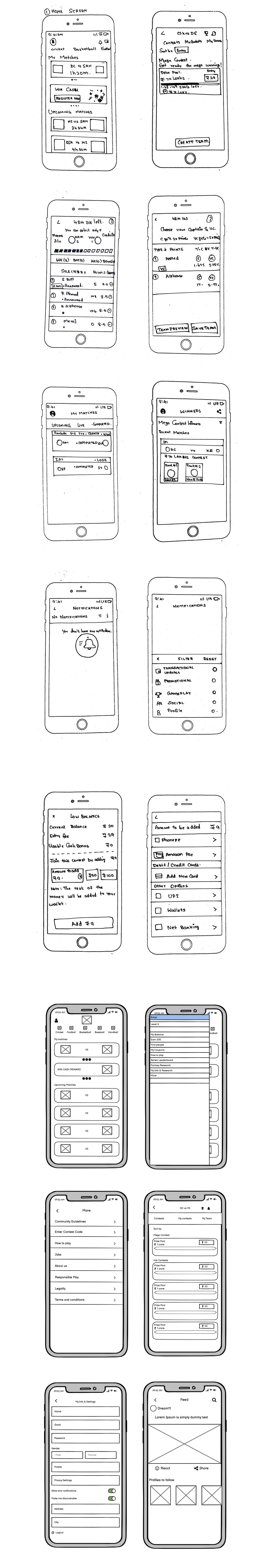 Team11 - Fantasy Cricket App