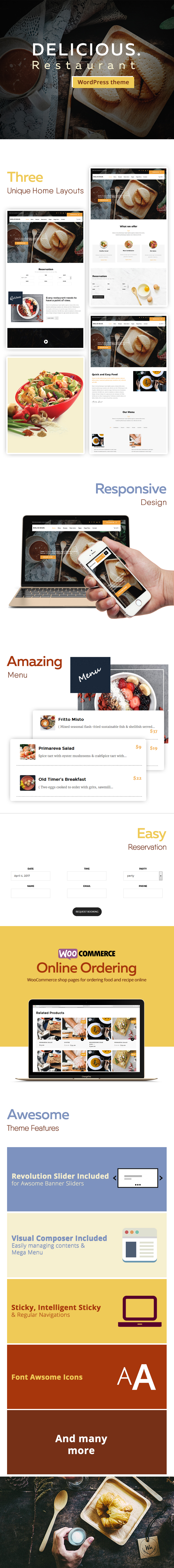 restaurant wordpress theme