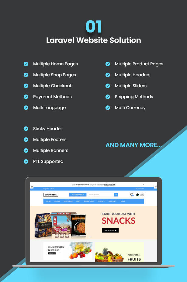 Flutter Delivery Solution Apps with Advance Website and CMS - 4