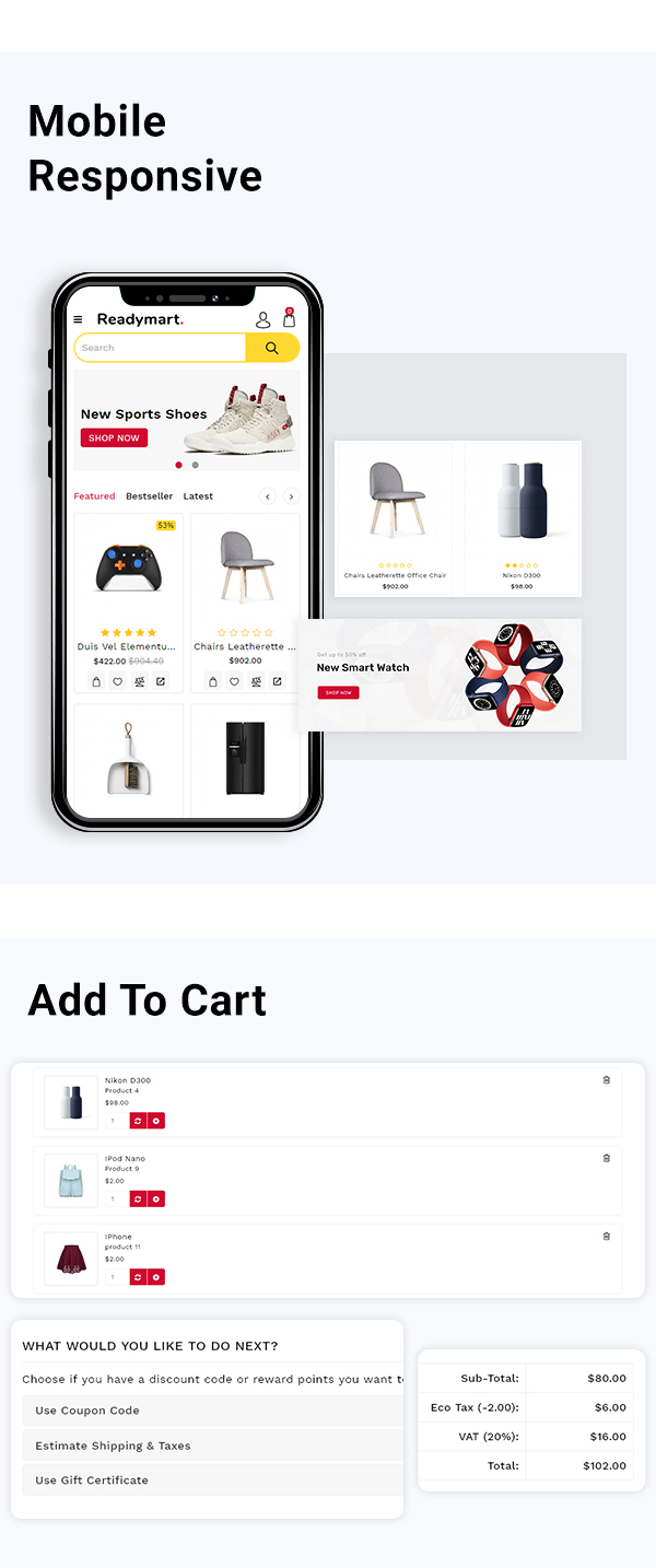 Readymart 电子商务多功能OpenCart 主题