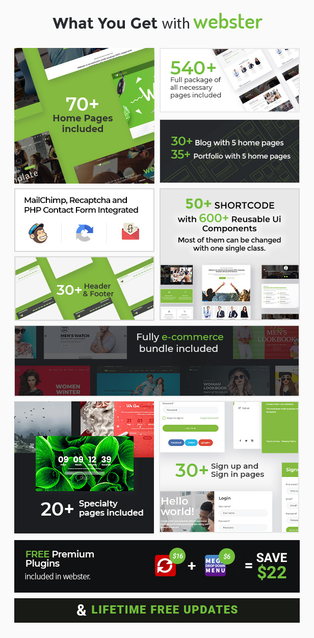 Webster - Responsive Multi-purpose HTML5 Template - 5