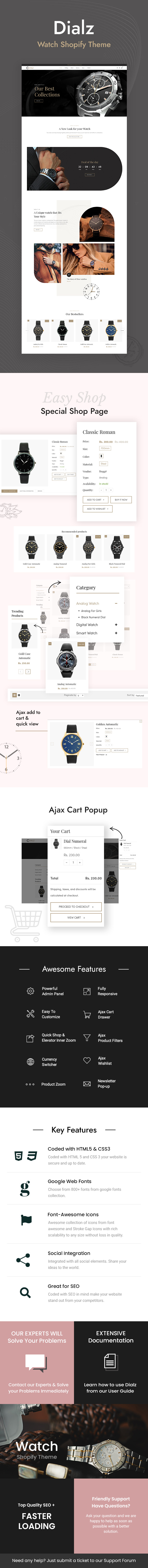 Dialz - Watch Shopify Theme - 1