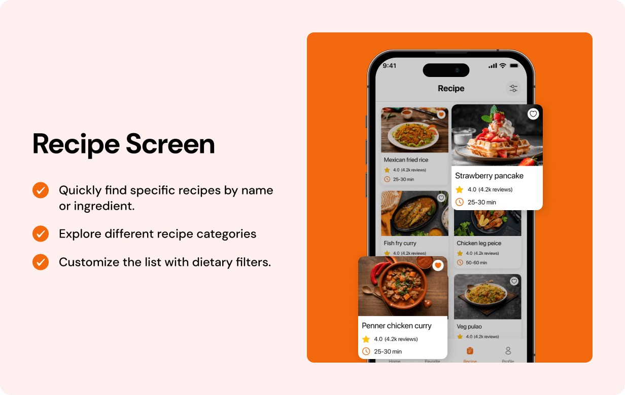 Recipe Full App in Flutter with NodeJs Backend | Cooking Guide App in Flutter - 18