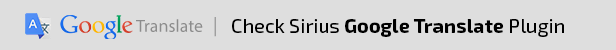 Sirius Google Translate API Plugin