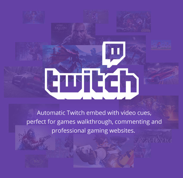 Twitch video support