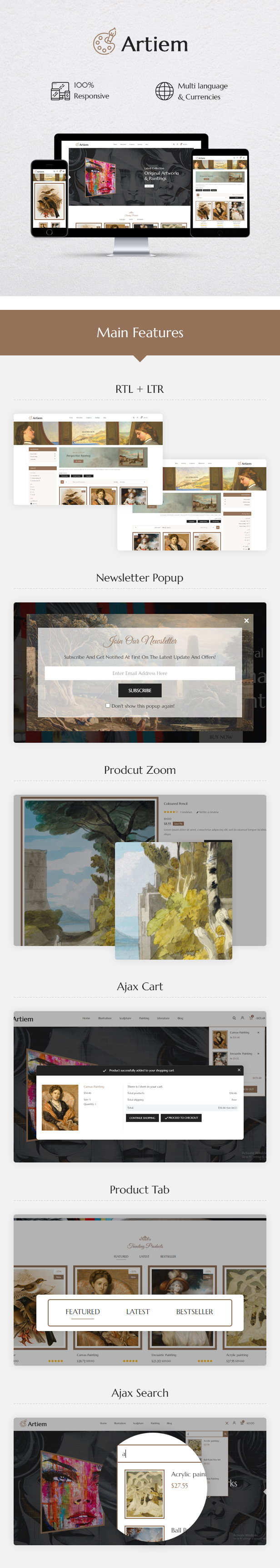 Artiem Features