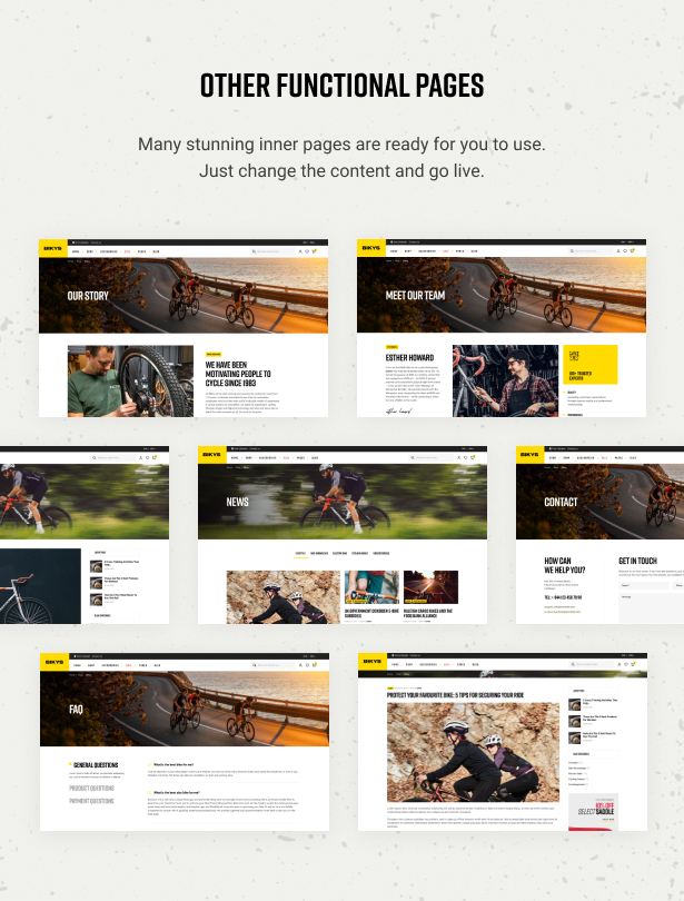 Bikys - Bike & Accessories Woocommerce Theme