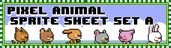 Pixel Cat Spritesheet - 4