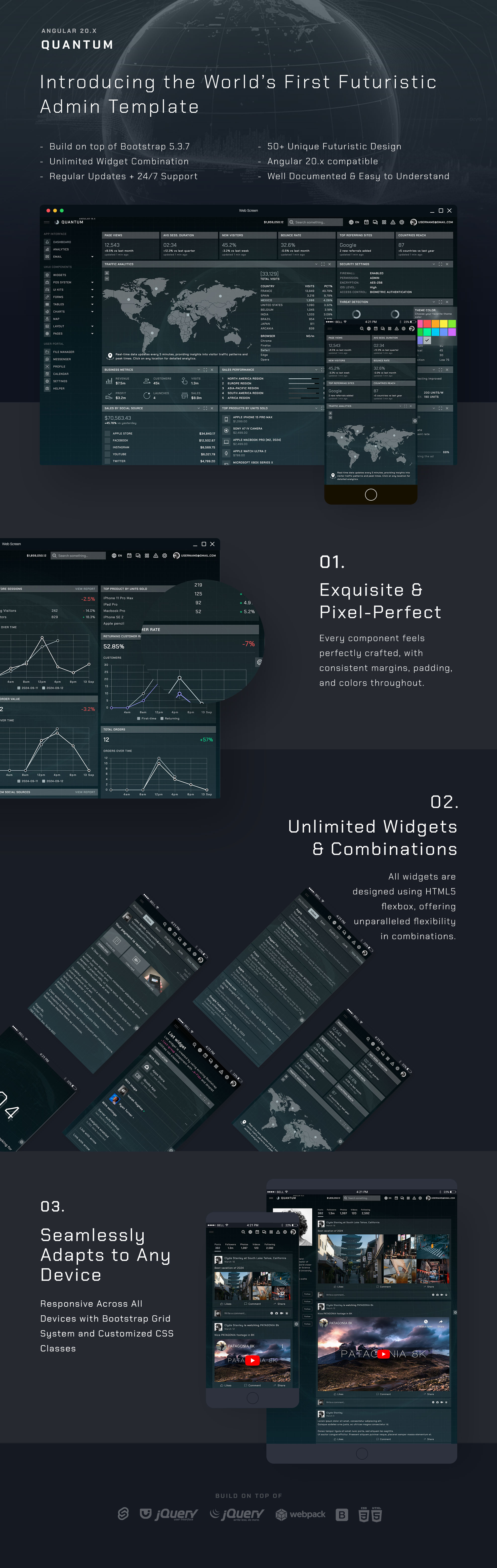 Quantum - Angular 19 Bootstrap 5 Admin Template - 11