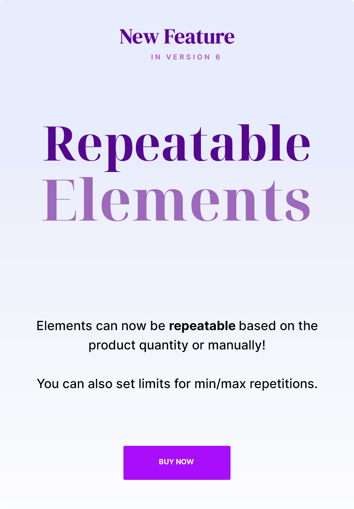 Repeatable Elements