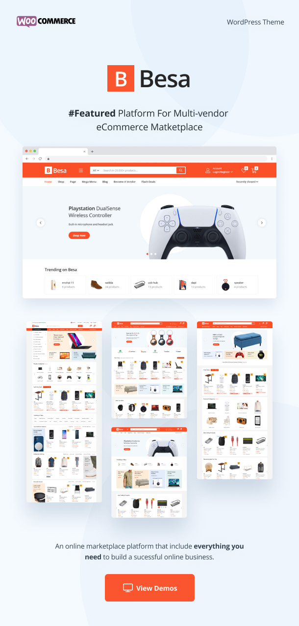 Besa - Elementor Marketplace WooCommerce Theme - 7