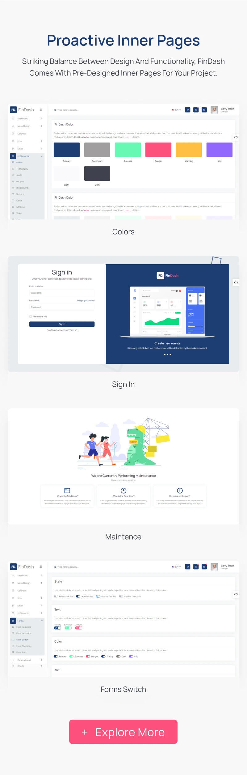 FinDash - Finance Sales Dashboard (VueJS, HTML) - 11
