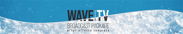 Wave Broadcast Package After Effects Templates