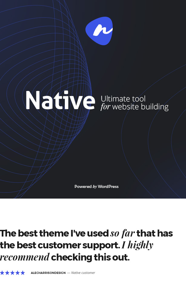 Nativo - Tema WP criativo multifuncional e elegante - 6