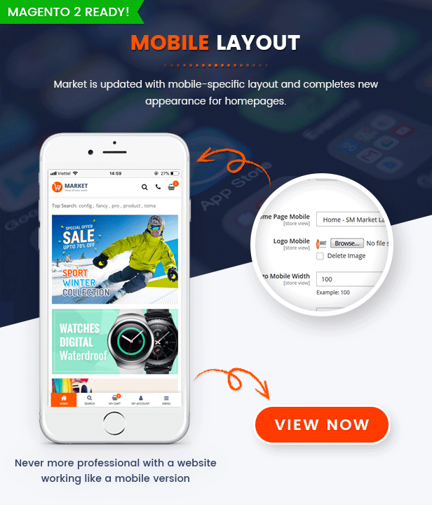 Market Mobile Version