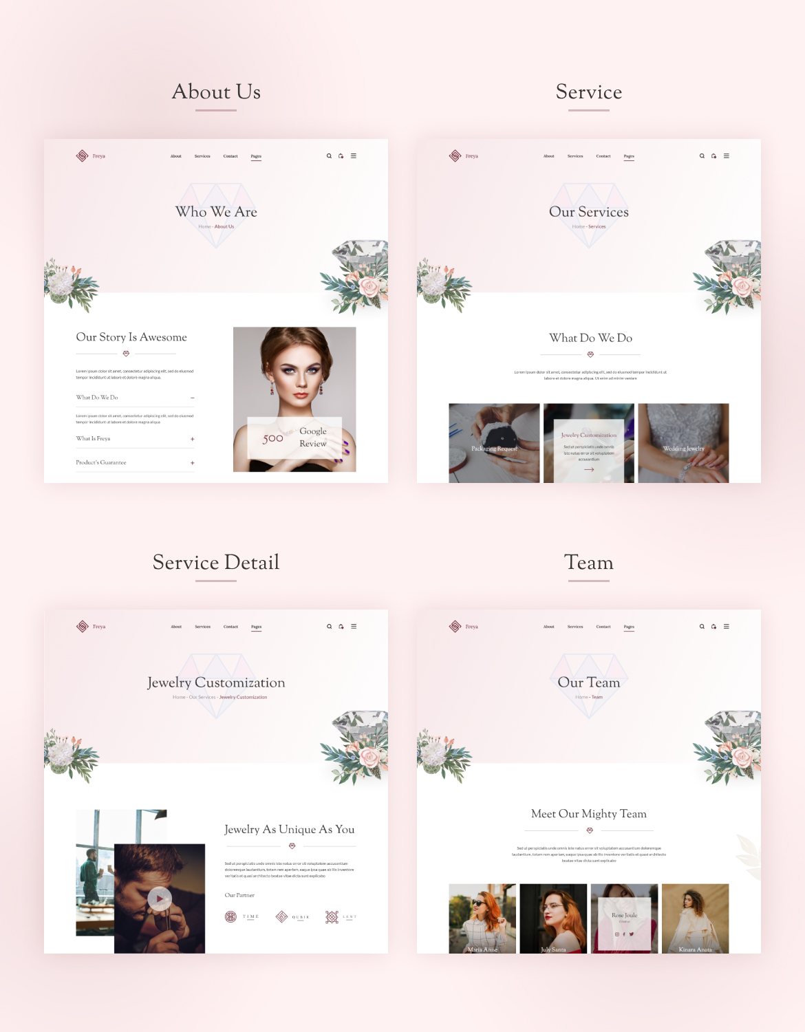 Wreath Creations — Webflow E-Commerce Website Template