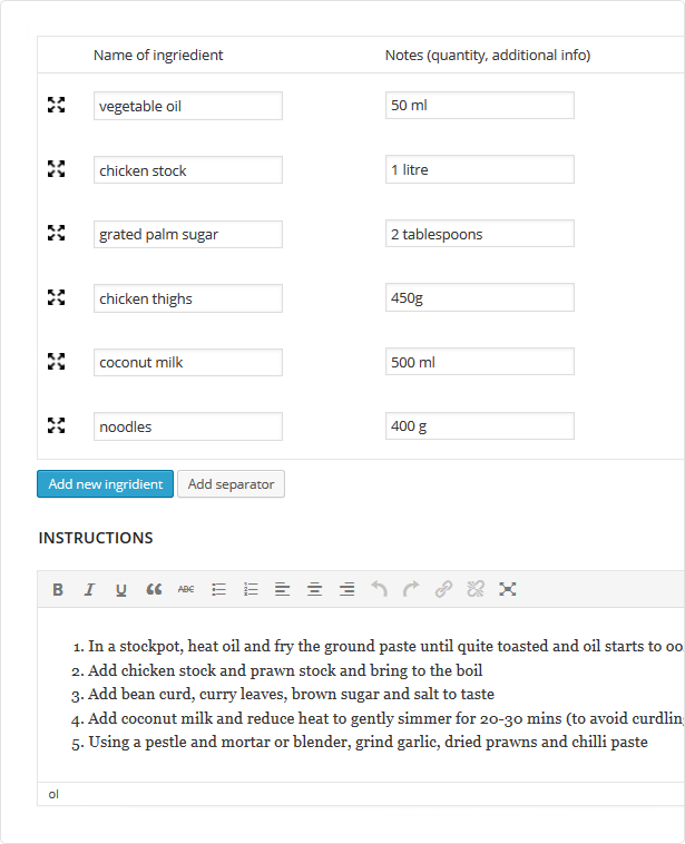 Chow - Recipe & Food WordPress Theme - 8