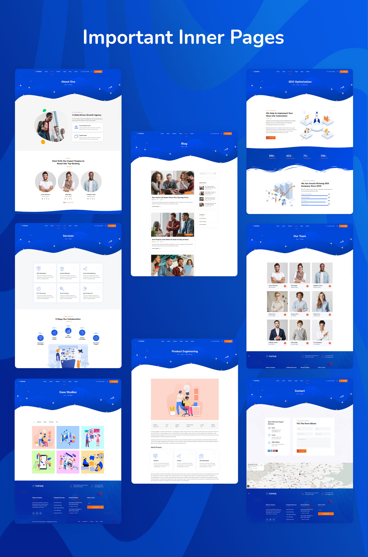 topkie - SEO & Digital Marketing WordPress Theme
