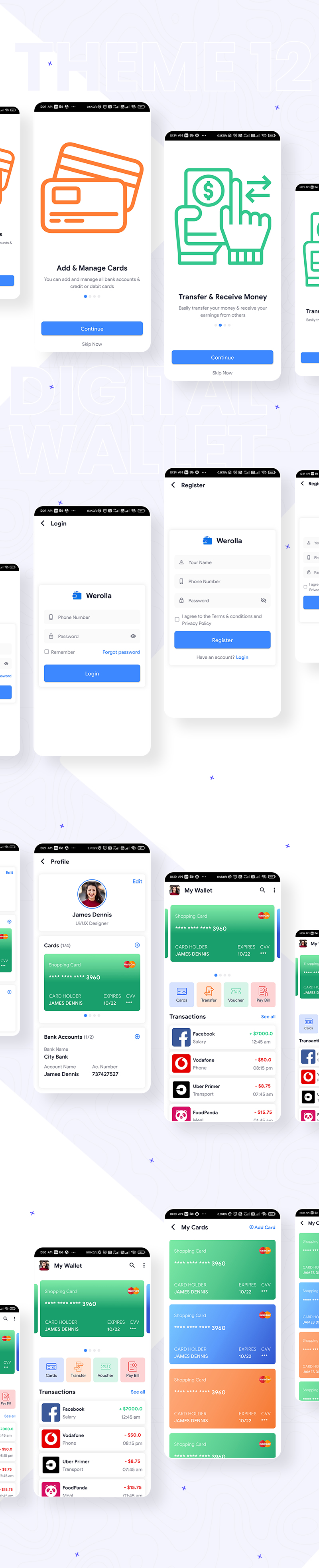 Prokit Flutter UI kit | Flutter UI Design Templates – Buy Apps, Themes ...