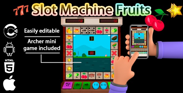 Slot Machine Fruits - CodeCanyon Item for Sale